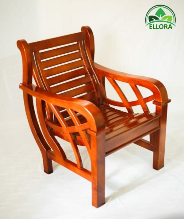Ellora Ergonomic Solid Wooden Chair