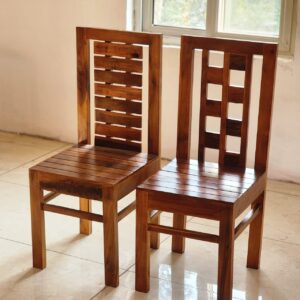Ellora Ergonomic Solid Wooden Chair